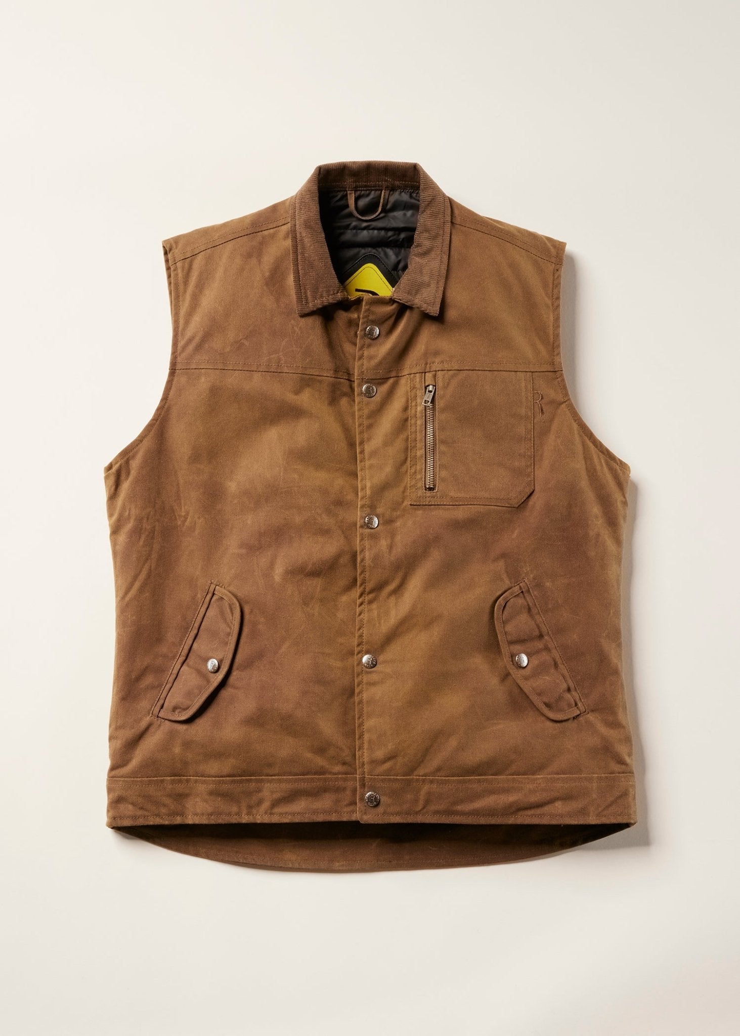 Spadina Waxed Motorcycle Vest -