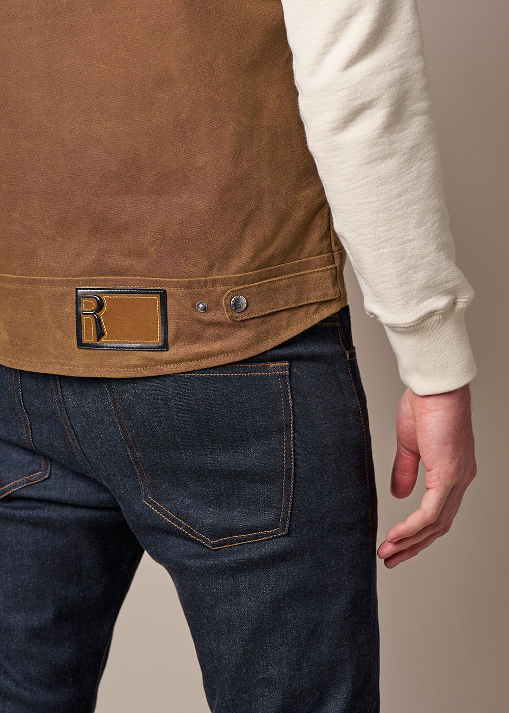 Spadina Waxed Motorcycle Vest -
