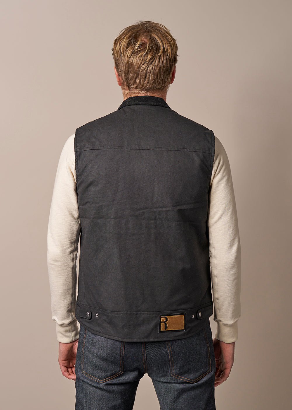 Spadina Waxed Motorcycle Vest -