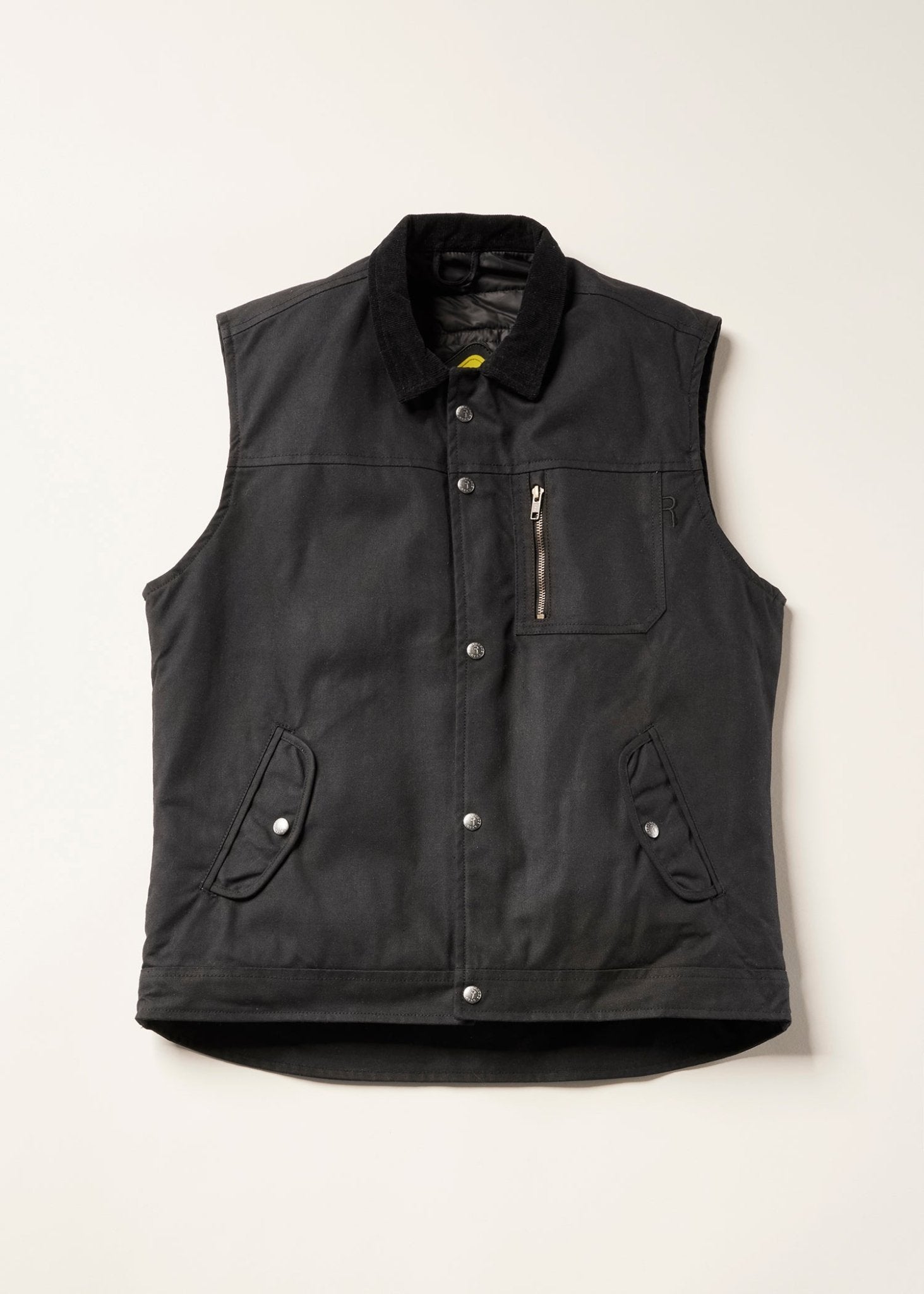 Spadina Waxed Motorcycle Vest -